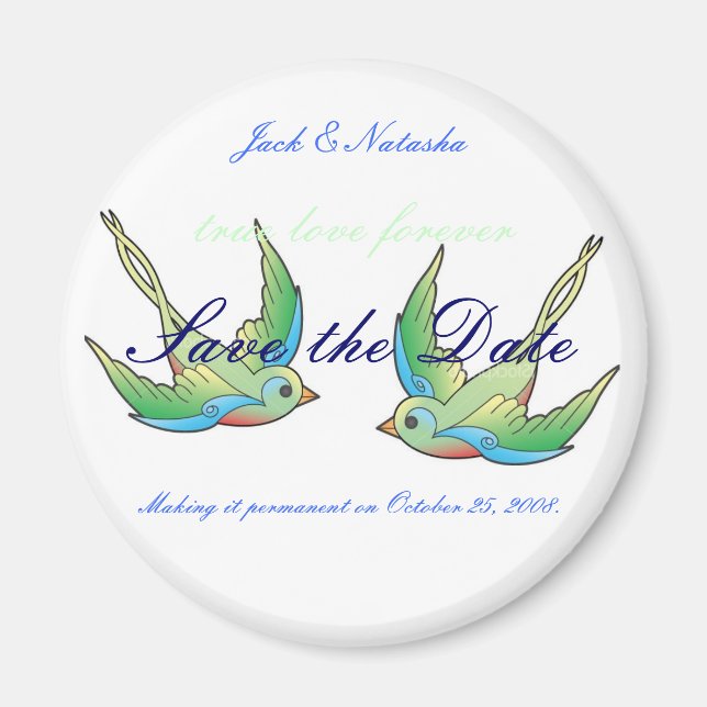 Imã Fazer verdadeiro amor permanente (Frente)