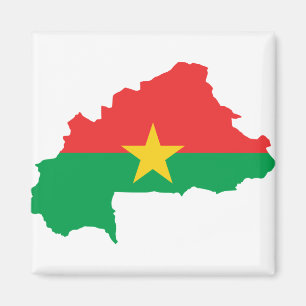Imã FB do mapa da bandeira de Burkina Faso