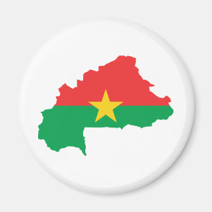 Imã FB do mapa da bandeira de Burkina Faso