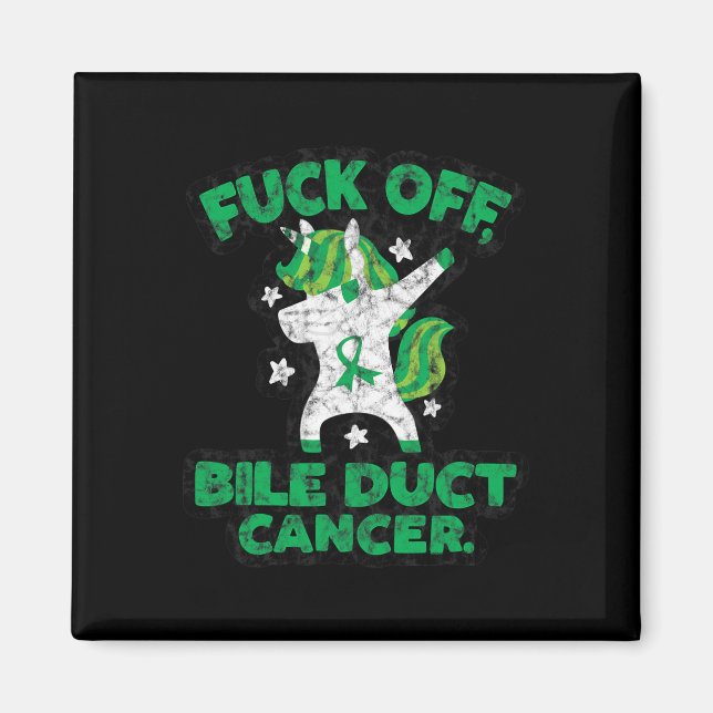 Imã Fck Off Bile Duct Cotação Com Unicorn (Frente)