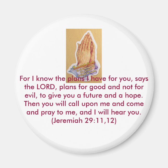 Imã Fé cristã, vinhetas de imã, venda inteira. (Frente)