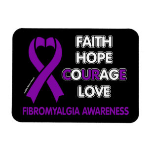 Ímã Fé Esperança Coragem Amor... Fibro