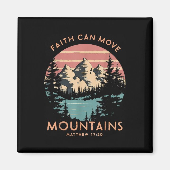 Imã Fé Pode Mover Montanhas Cristã Religiosa Campi (Frente)
