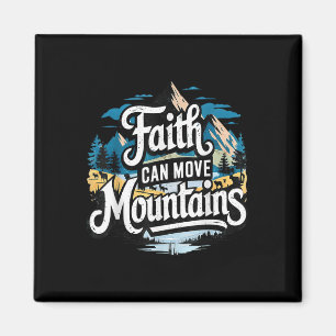 Imã Fé Pode Mover Montanhas Jesus Religioso Cristão