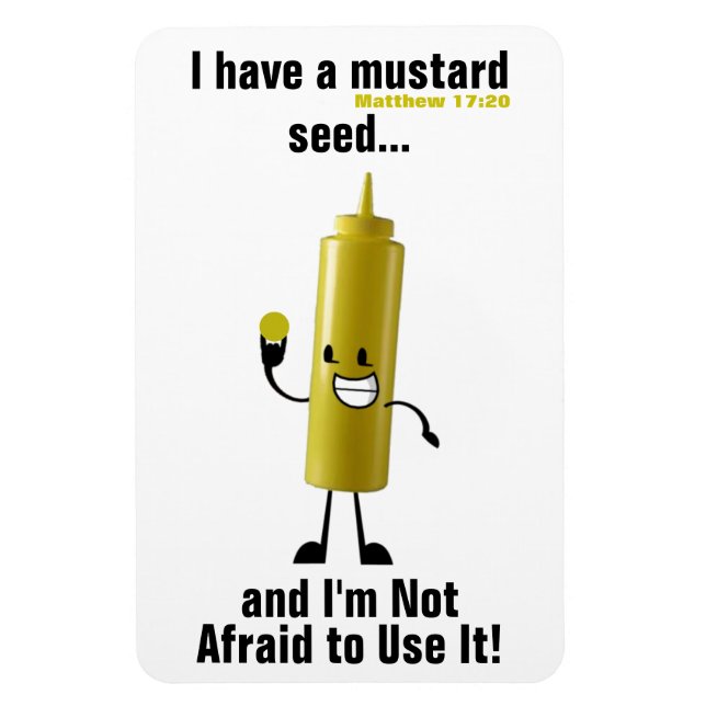 Ímã Fé - Tamanho: Magnet 4" x 6" (Vertical)