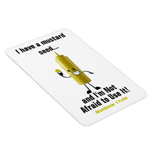 Ímã Fé - Tamanho: Magnet 4" x 6"