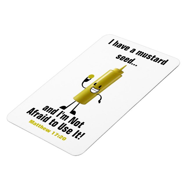 Ímã Fé - Tamanho: Magnet 4" x 6" (Left Side)