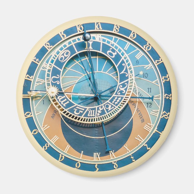 Imã Fechamento do Relógio Astronômico de Praga, R. Che (Frente)