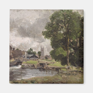 Imã Fechamento e moinho de John Constable Dedham