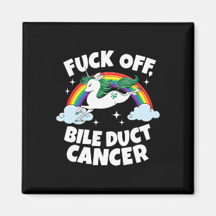 Imã Feche A Citação Do Cancer Bile Duct Com O Unicorn
