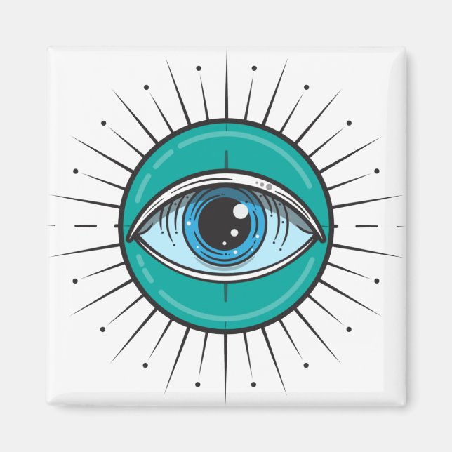 Imã Feche o Mau azul (Frente)