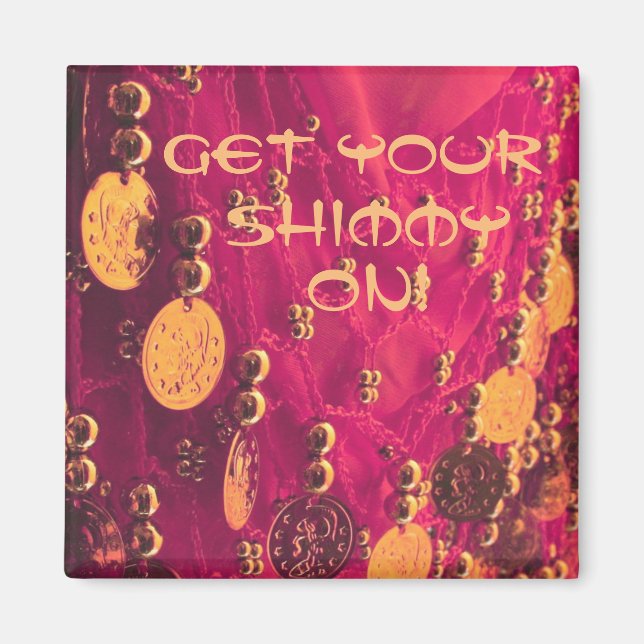 Imã Fecho da anca de dança com íman de moedas (Frente)