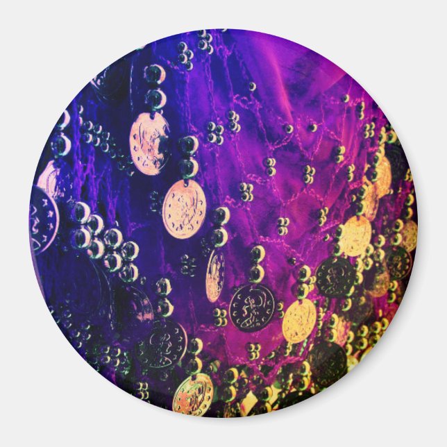 Imã Fecho da anca de dança com íman de moedas (Frente)