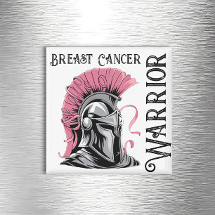 Imã Fecho Quadrado do Guerreiro do Cancer de Mama
