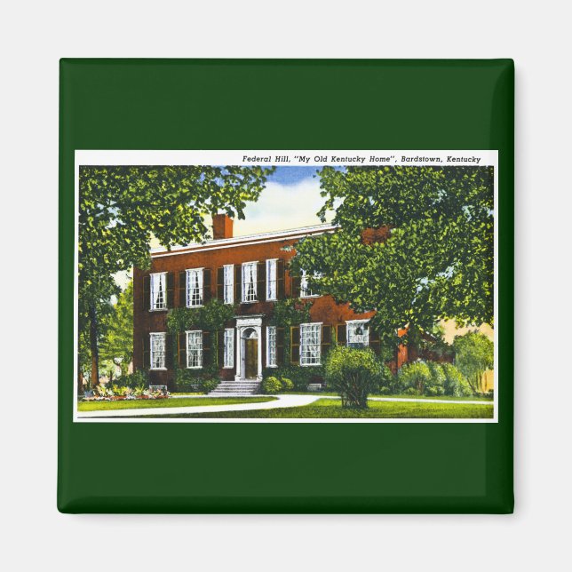 Imã Federal Hill, Bardstown, Kentucky (Frente)