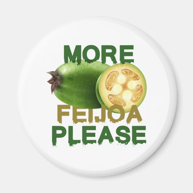 IMÃ FEIJOA FRUTA! PRESENTE BONITA PARA AMANTES RARAMEN (Frente)