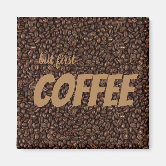Imã Feijões de café (Frente)