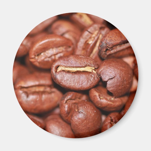 Imã Feijões de café torrados (Frente)
