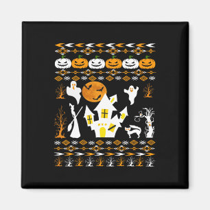 Imã Feio Halloween Veterinário Animais Gatos Coruja Al