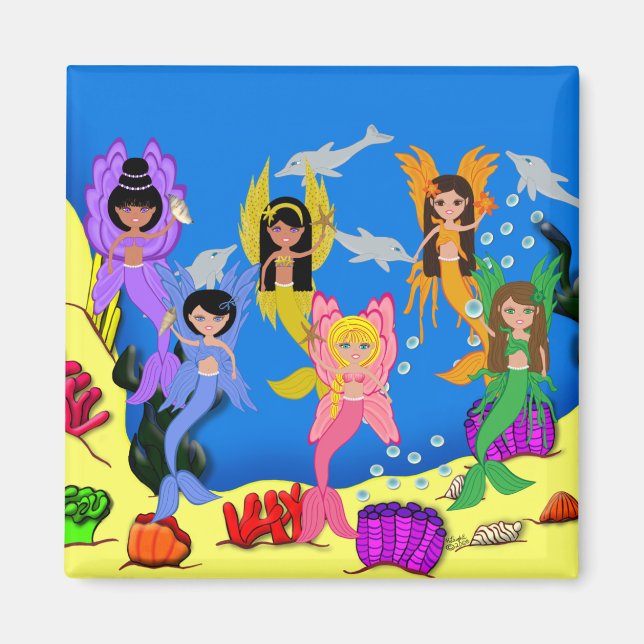 Imã Feiras no Oceano com Magneta Praça dos Golfinhos (Frente)