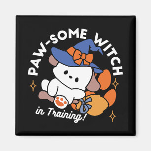 Imã Feiticeira de pata no treinamento - Cão de Hallowe