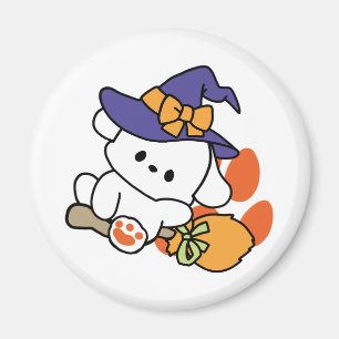Imã Feiticeira de pata no treinamento - Cão de Hallowe