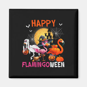Imã Feiticeira Flamingo, Cor-de-rosa, do Halloween