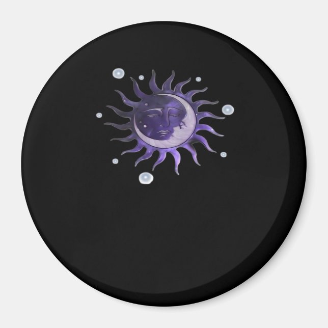 Imã Feiticeira Gótica Sun E Moon (Frente)