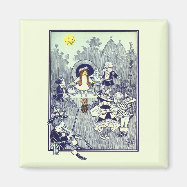 Imã Feiticeiro de Oz, Dorothy encontra os Munchkins (Frente)