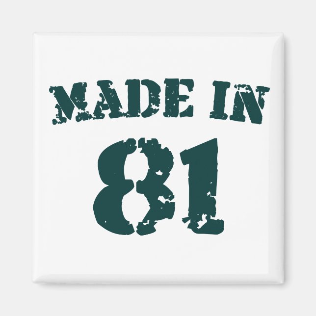 Imã Feito Em 1981 (Frente)