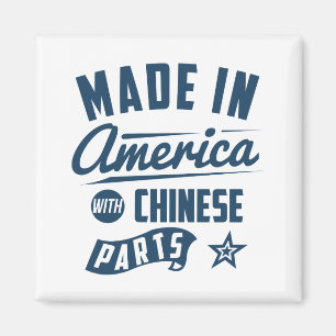 Imã Feito em América com peças chinesas