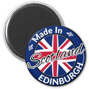 Imã Feito em Edimburgo, Scotland Union Jack Flag