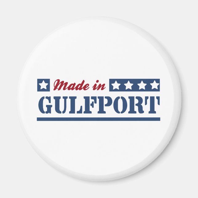 Imã Feito em Gulfport (Frente)
