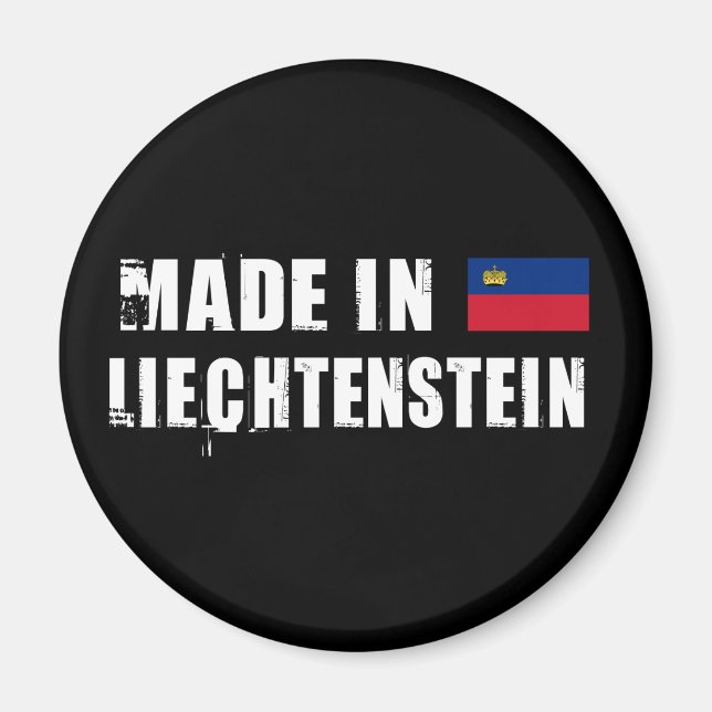 Imã Feito em Liechtenstein (Frente)