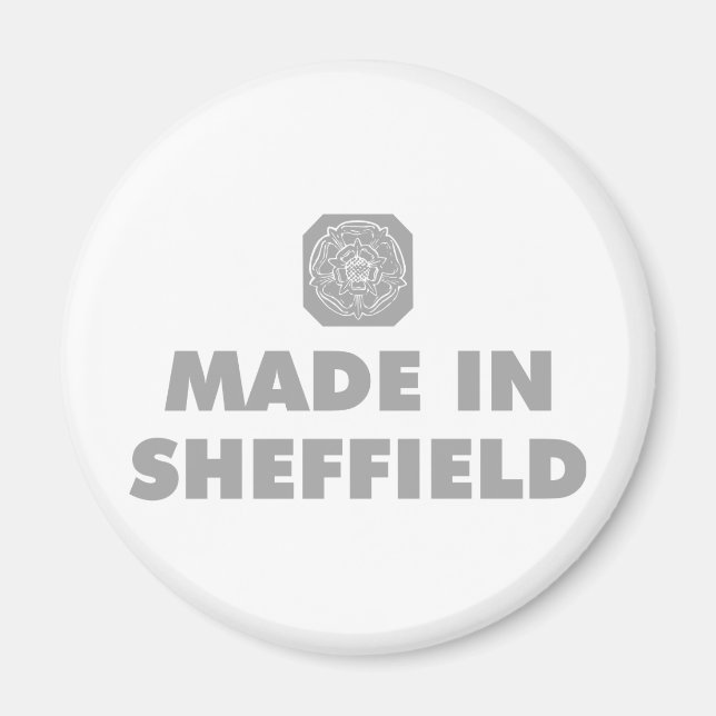 Imã Feito em Sheffield (Frente)