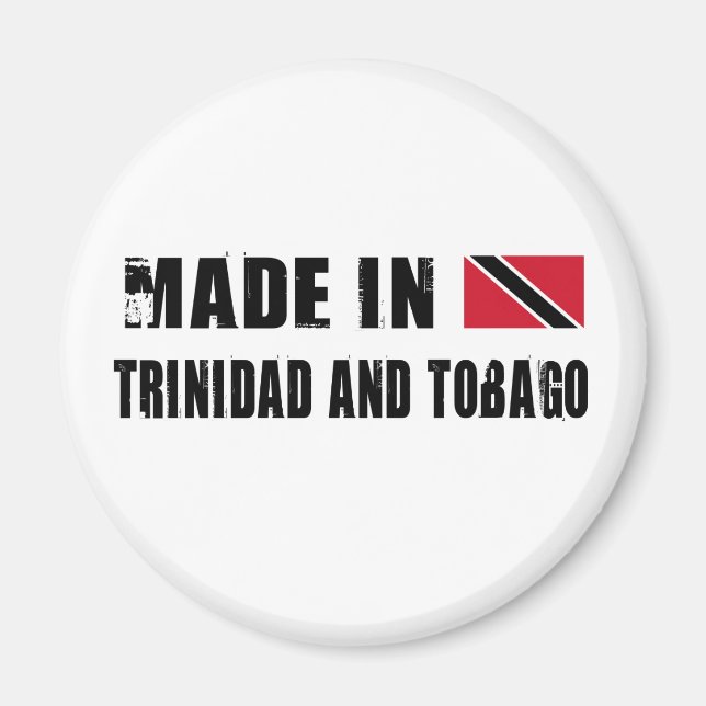 Imã Feito em Trinidad e Tobago (Frente)