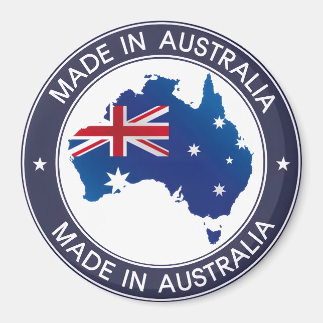 Imã Feito na Austrália (Frente)