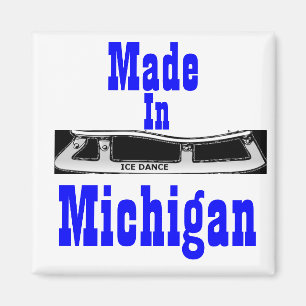 Imã Feito na dança do gelo de Michigan