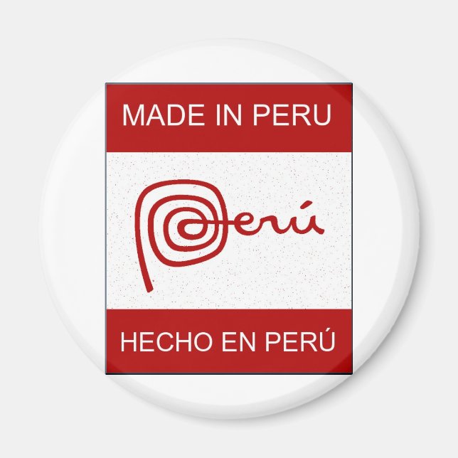Imã Feito no Peru (Frente)
