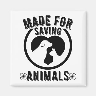 Imã Feito Para Salvar Animais Vet Tech Veterinarian Ve