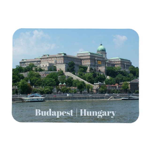 Ímã feito sob encomenda 1 do texto de Budapest (Horizontal)