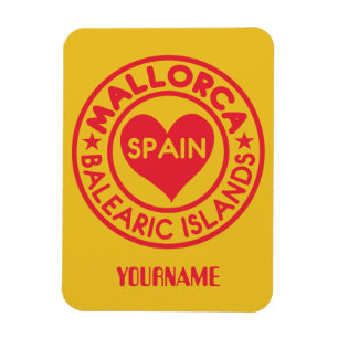 Ímã feito sob encomenda do monograma da espanha 