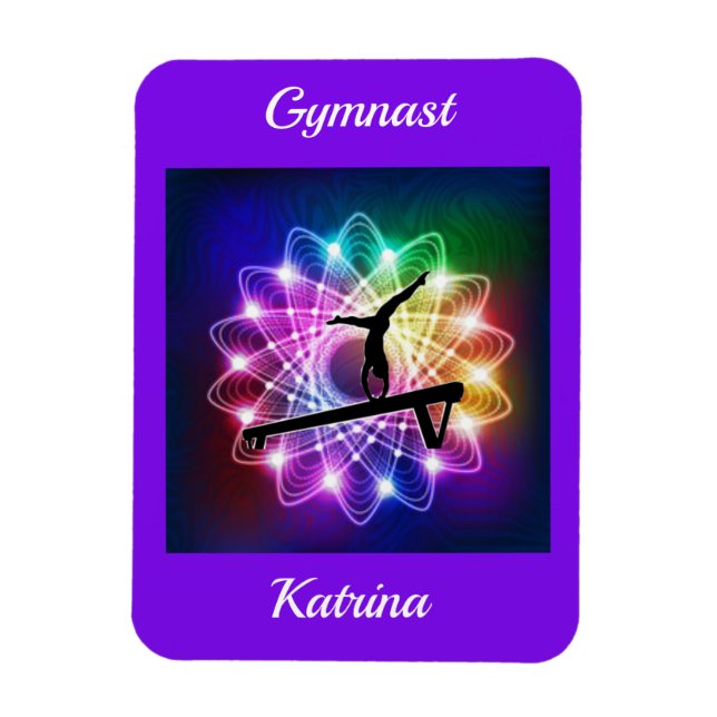 Ímã Feixe de Equilíbrio de Gymnast de Meninas Personal (Vertical)