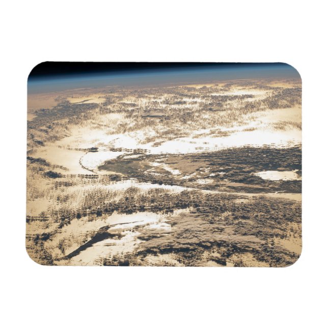 Ímã Feixes De Sol Ao Largo Do Oceano Atlântico (Horizontal)