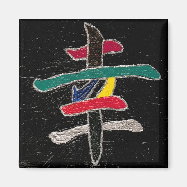 Imã felicidade (Frente)