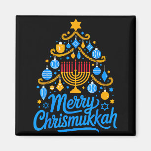 Imã Felicidade Chrismukkah Feriado Hanukkah Família Co