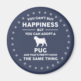 Imã Felicidade de adoção de cão