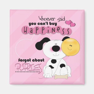 Imã Felicidade do filhote de cachorro