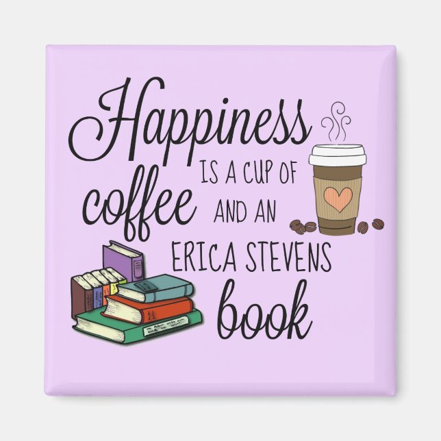 Imã Felicidade É Um Livro De Erica Stevens (Frente)