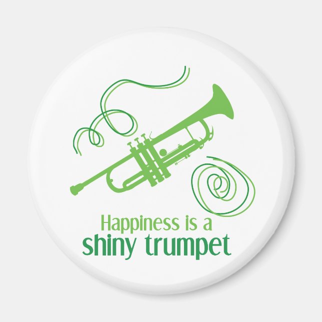 Imã Felicidade é um trompete brilhante (Frente)